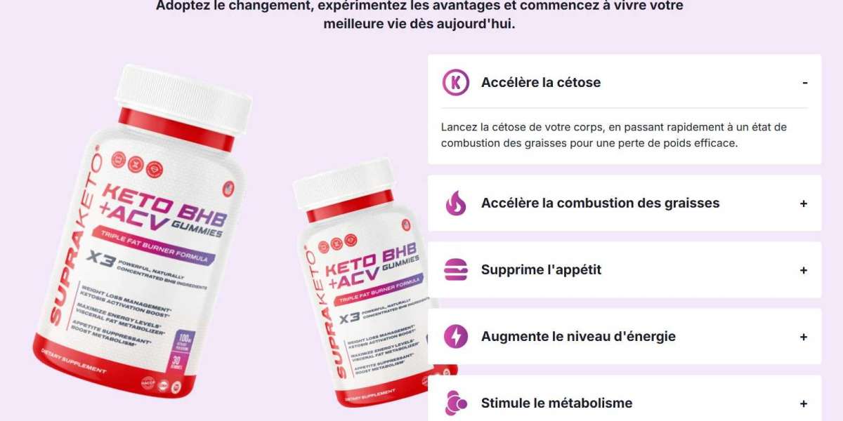 Supra Keto BHB + ACV Gummies France Avis, fonctionnement et prix à vendre en FR, BE, LU & CH